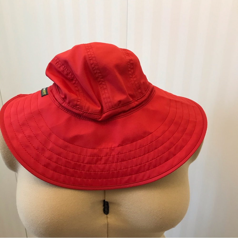 SunDry red full coverage sport hat